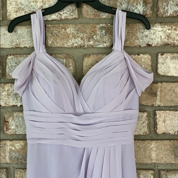 Bill Levkoff periwinkle purple bridesmaids dress - Picture 2 of 8